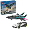 LEGO City Le jet contre la voiture 60489