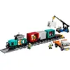 LEGO City Le train de marchandises du port avec grue et camion 60509