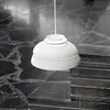 Fritz Hansen Lampe suspendue modèle Concert P1, minimalisme scandinave pour éclairage flexible et réglable, câble 6 mètres, aluminium, 32 x 32 x 16 cm, blanc (référence : 54003405)