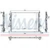 NISSENS Radiateur moteur pour FORD: Focus (Ref: 606404)