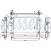 Radiator 606702 Nissens