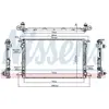 Radiator 606462 Nissens