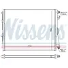 Radiateur 606784 Nissens