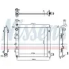 Radiateur 606865 Nissens