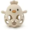 Magni, Anneau de dentition, Teether ball avec canard en silicone LFGB,...