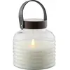 Sirius Home Aston Lantaar - verhard glas/bruin - H35cm - B 20cm - LED ...