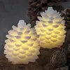 Sirius Home Clara LED dennenappels - set van 2 - H 10 cm - D 8 cm