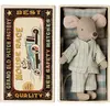 Maileg Grand Frère Souris beige dans sa boîte assortie
