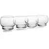 Normann Copenhagen Rocking Glass Jeu De 4 Pièces Transparent