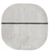 Normann Copenhagen Oona Tapis en laine de noyer Gris 140 x 140 x 2 cm