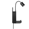 Nordlux, Applique + plafonnier, Roomi indoor, applique murale, noir (G...