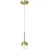 Nordlux Contina-hanglamp-G9-opaal glas/messing