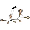 Nordlux Josefine Hanglamp - 7-lichts E27 - Zwart/Messing