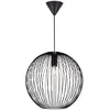 Nordlux Beroni 45-hanglamp-E27-metaal-zwart