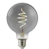 Nordlux G95-lichtbron-smart-deco filament-spiral-E27-smoke glas-1800K