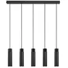 Nordlux, Suspension, 2410483003 TILO 5-Spot GU10 Pendelleuchte Schwarz...