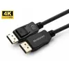 Microconnect MC-DP-MMG-100 DisplayPort kabel 1 m Zwart