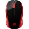 HP 200 (Sans fil), Souris, Noir, Rouge