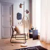 Ocean vloerlamp beige/messing