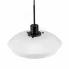 Dyberg Larsen Hanglamp 31 Cm E27 Glas 25w Wit/zwart