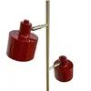 Ocean vloerlamp donkerrood/messing