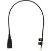 Jabra Quick Disconnect (QD) Straight Bottom Cord, 0.5 Meter