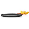 Eva Solo | Assiette ovale de 32 cm | Cuisine nordique | Noir | Grès