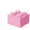 Lego 40031738 boite brique de rangement 4 plots rose clair