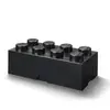 LEGO Autre La brique de rangement 8 tenons - noir 5006912