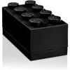 LEGO - Opbergbox Mini Brick 8 - Polypropyleen - Zwart