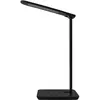 Denver LQI-105 - LED bureaulamp - QI oplader - 3 kleuren - 5W - Zwart