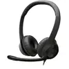 Logitech H390 (Filaire, USB-C), Casque micro de bureau, Noir