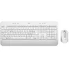 Logitech Signature MK650 Combo for Business - Ensemble clavier et souris - sans fil - Bluetooth LE - QWERTY - Italien - blanc cassé