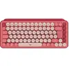 Logitech Pop Keys Clavier Mécanique sans Fil avec Touches Emoji Personnalisables, Clavier Italien QWERTY - Heartbreaker