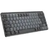 Logitech MX Mini Mechanical toetsenbord RF-draadloos + Bluetooth QWERTZ Zwitsers Grafiet, Grijs