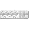 Logitech Master Series MX Keys S for Mac - Clavier - full size - rétroéclairé - sans fil - Bluetooth LE - QWERTZ - Allemand - gris pâle