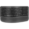 Logitech Wave Keys - Clavier - sans fil - 2.4 GHz, Bluetooth LE - QWER...