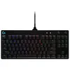 Logitech PRO - Clavier - backlit - USB - QWERTY - Espagnol - commutateur : GX Blue Clicky - noir