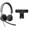 Logitech LOGI Bundle Zone Casque Filaire + Webcam