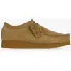 Clarks Derby Wallabeeevo pour homme, Daim sable foncé, 41 EU