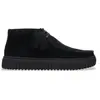 Clarks Veterboot Torhill Hi Zwart Suède