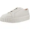 Clarks Premium Baskets Mayhill Walk pour femme, Blanc cassé, 37 EU
