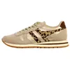Basket Cuir Gola Daytona Blaze - Or-Leopard/Marron Foncé