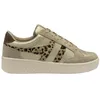 Baskets suède femme Gola Superslam Blaze II - gold/leopard/dark brown