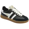 Gola Cyclone Baskets Noires En Cuir Pour Femmes