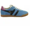 Gola Gola Elan Chaussures Femme - Baskets Suédé En Bleu Noir - 37