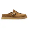 Clarks Sandales Solsbury MuleSlide pour homme, Suède Cola, 41 EU