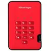 iStorage diskAshur2 SSD 8TB - Rouge (8 To), SSD externe, Rouge
