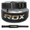 RDX Ceinture d'haltérophilie en cuir Noir doré Taille M