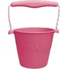 SCRUNCH Speelgoedemmer - Rood - Opvouwbaar - Recycleerbaar